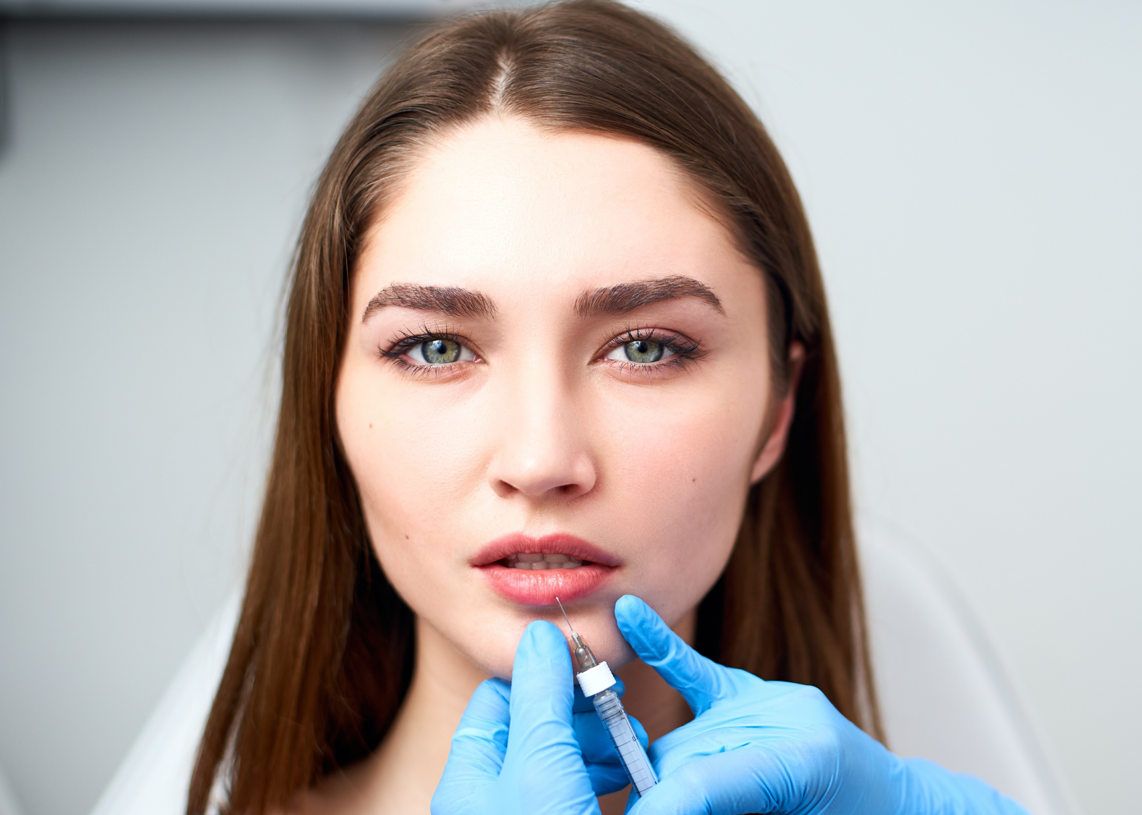 woman getting dermal fillers